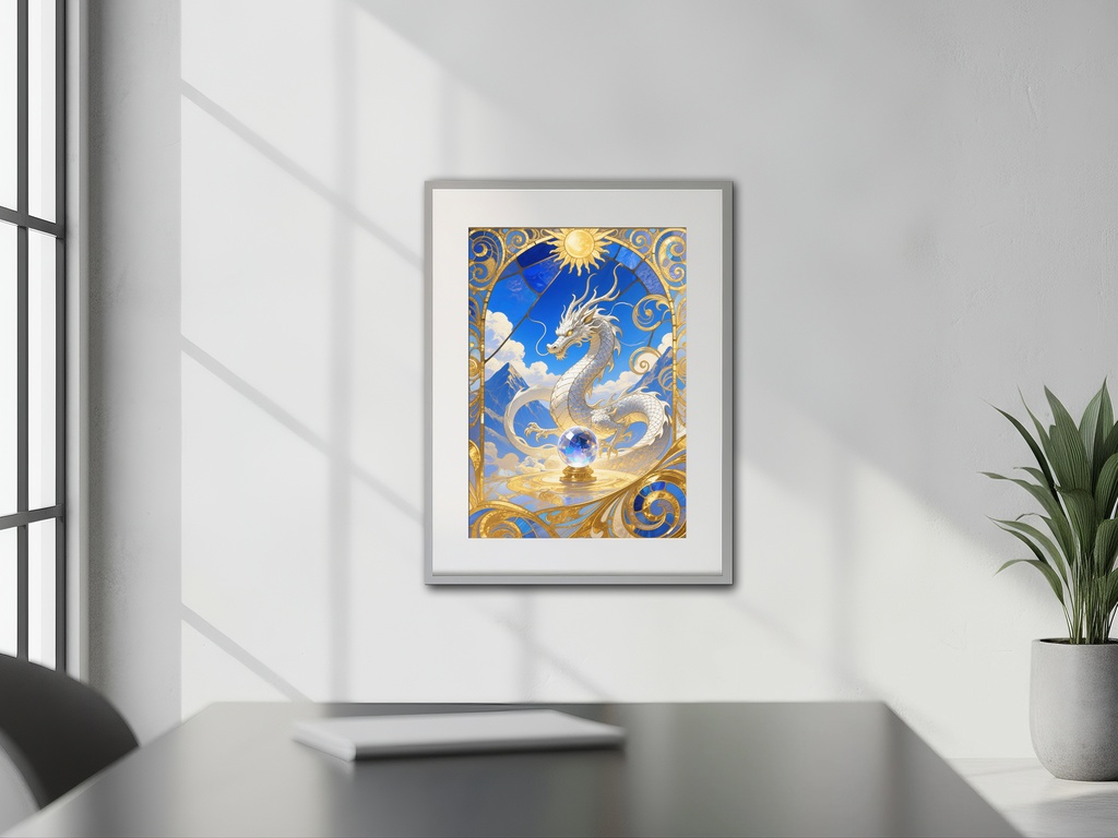 白龍と水晶玉の風水