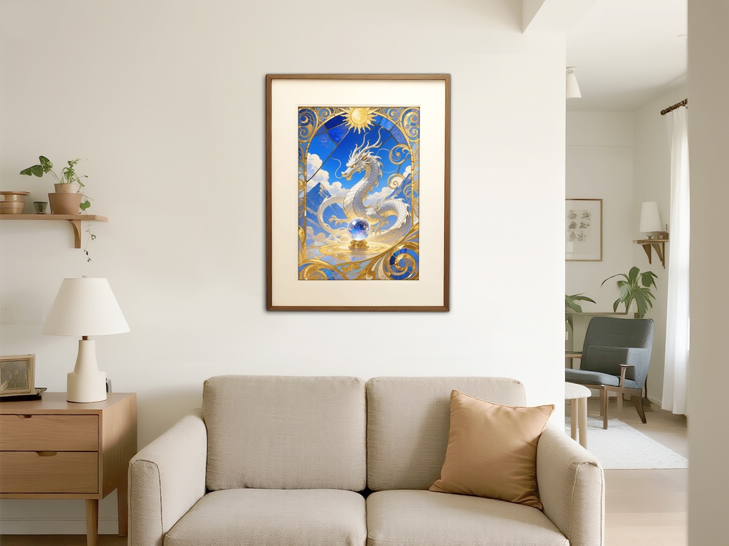 白龍と水晶玉の風水