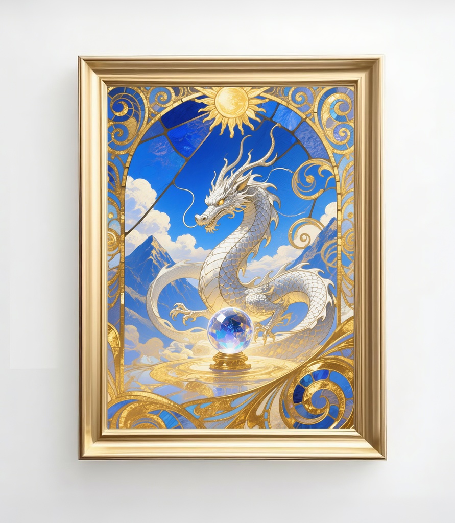 白龍と水晶玉の風水