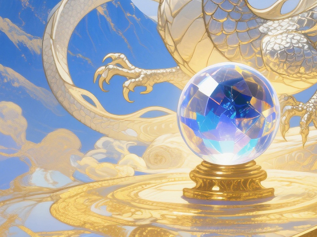 白龍と水晶玉の風水