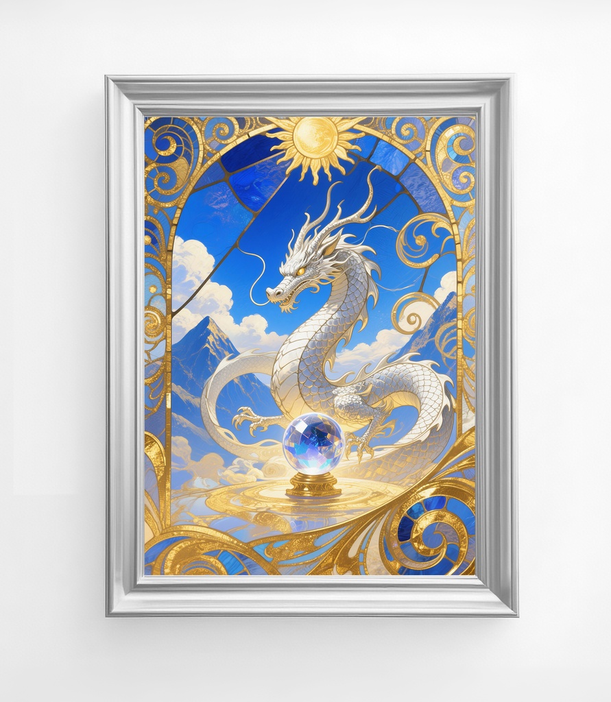 白龍と水晶玉の風水