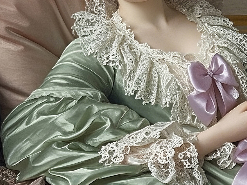 ロココ調古典的なポートレート