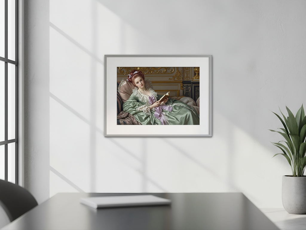 ロココ調古典的なポートレート