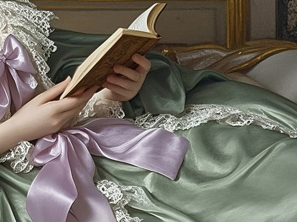 ロココ調古典的なポートレート