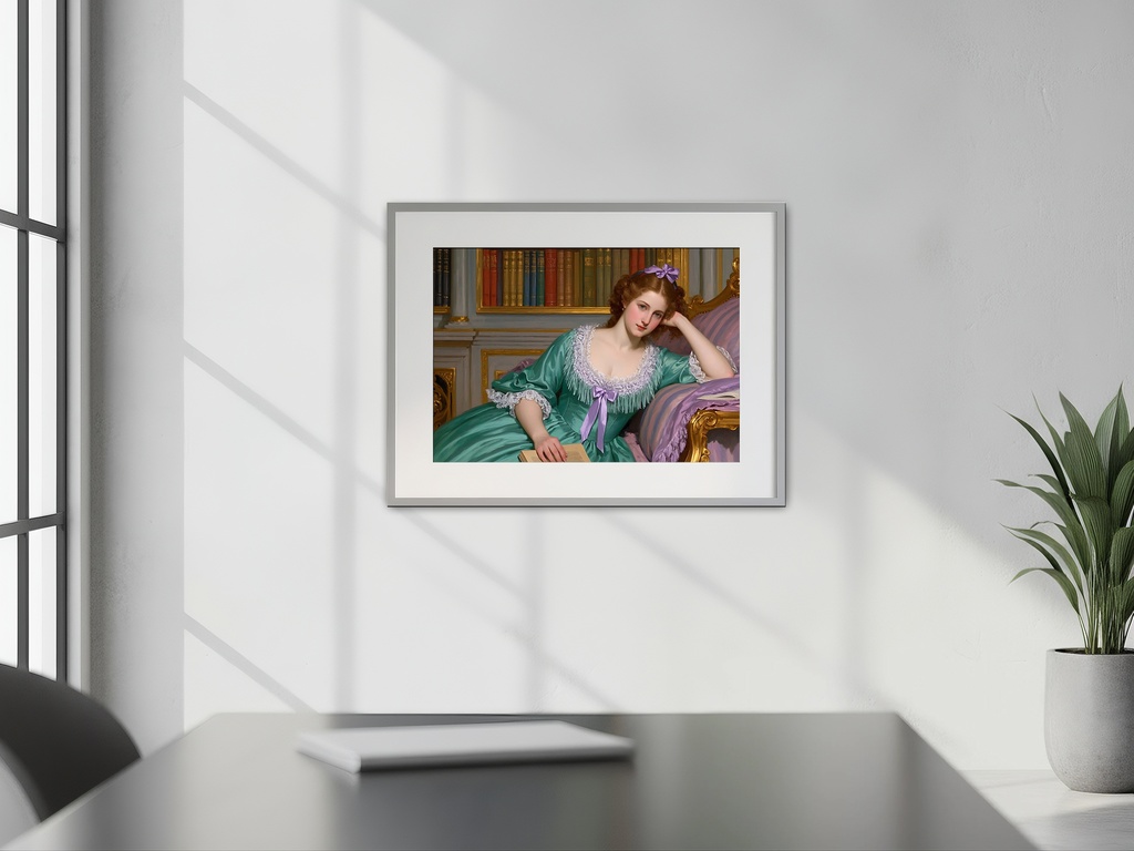 もの思いにふける午後の女性