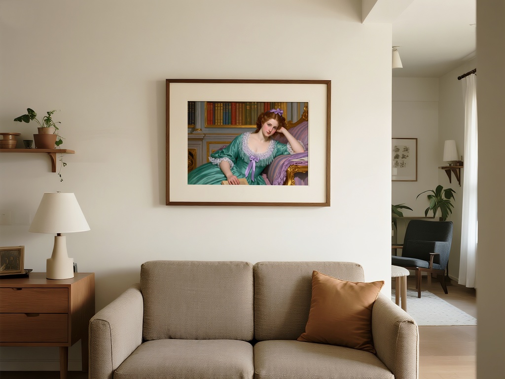 もの思いにふける午後の女性