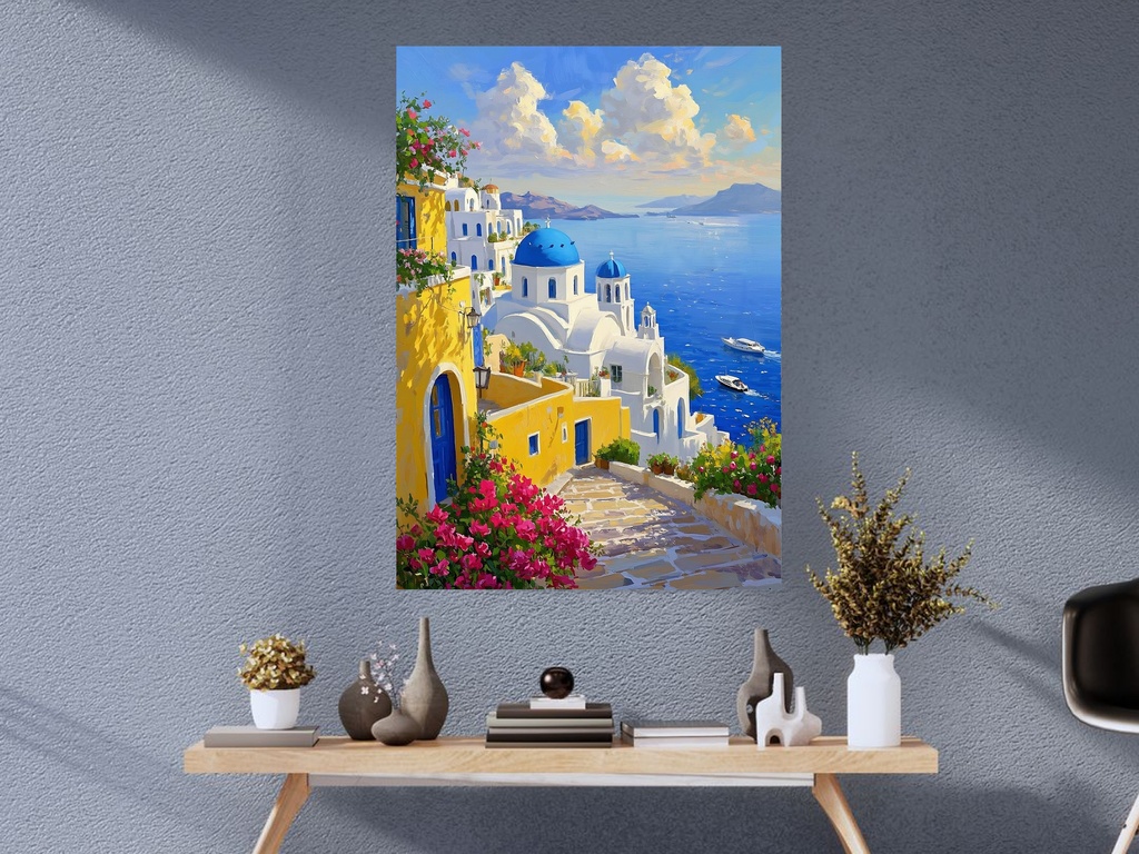 サントリーニ島の海辺