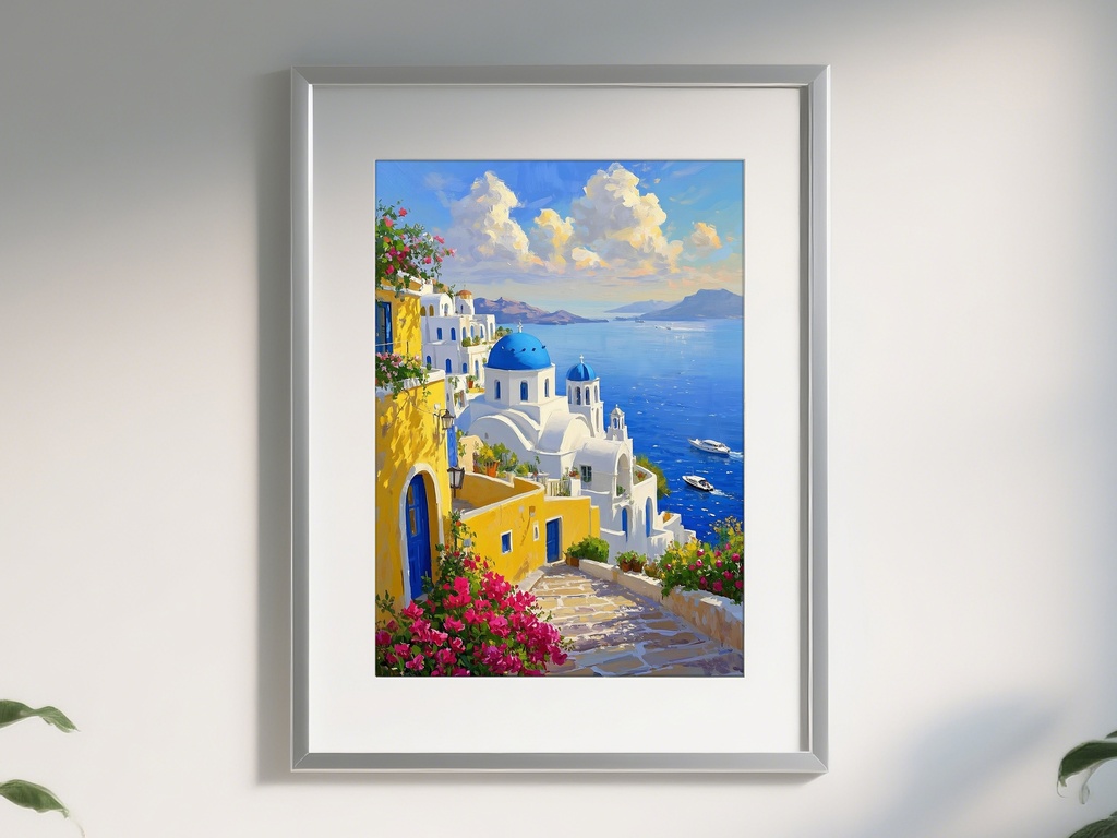 サントリーニ島の海辺