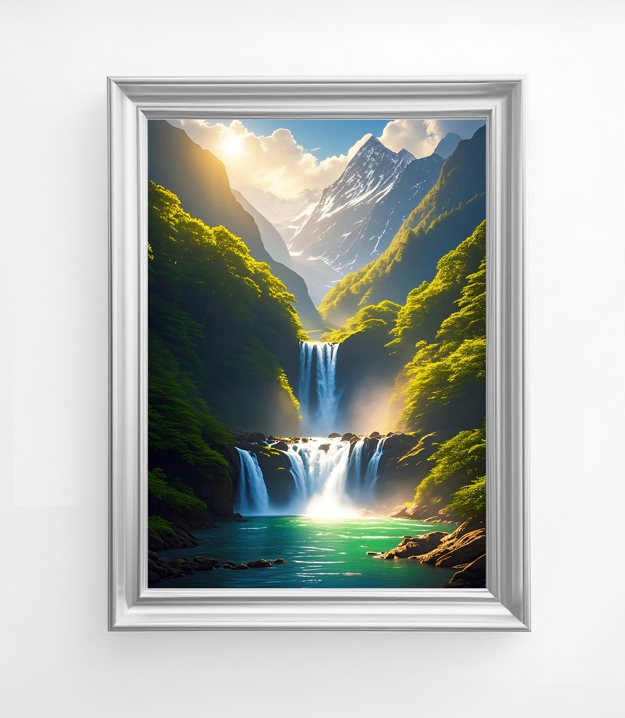 山と滝の自然風水