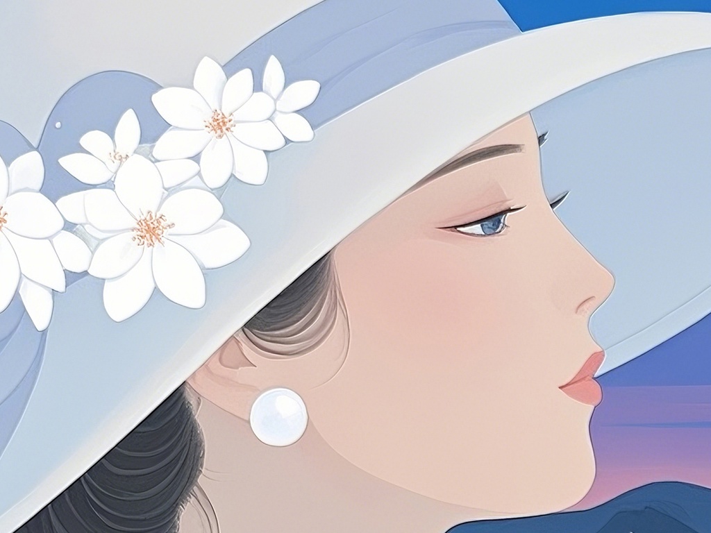 静かな夕暮れの海辺