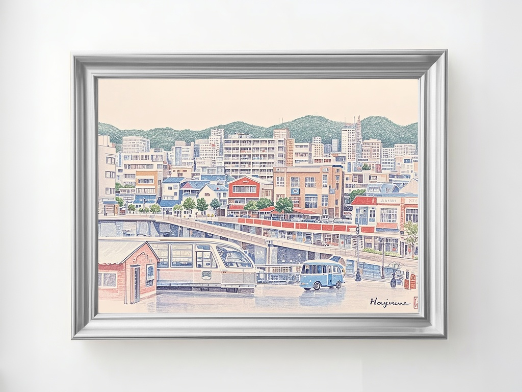 長崎市街の懐かしい街並み