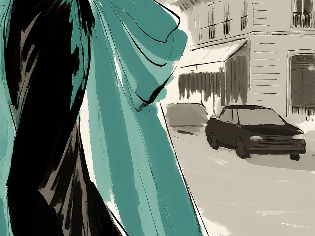 夜会に向かう女性