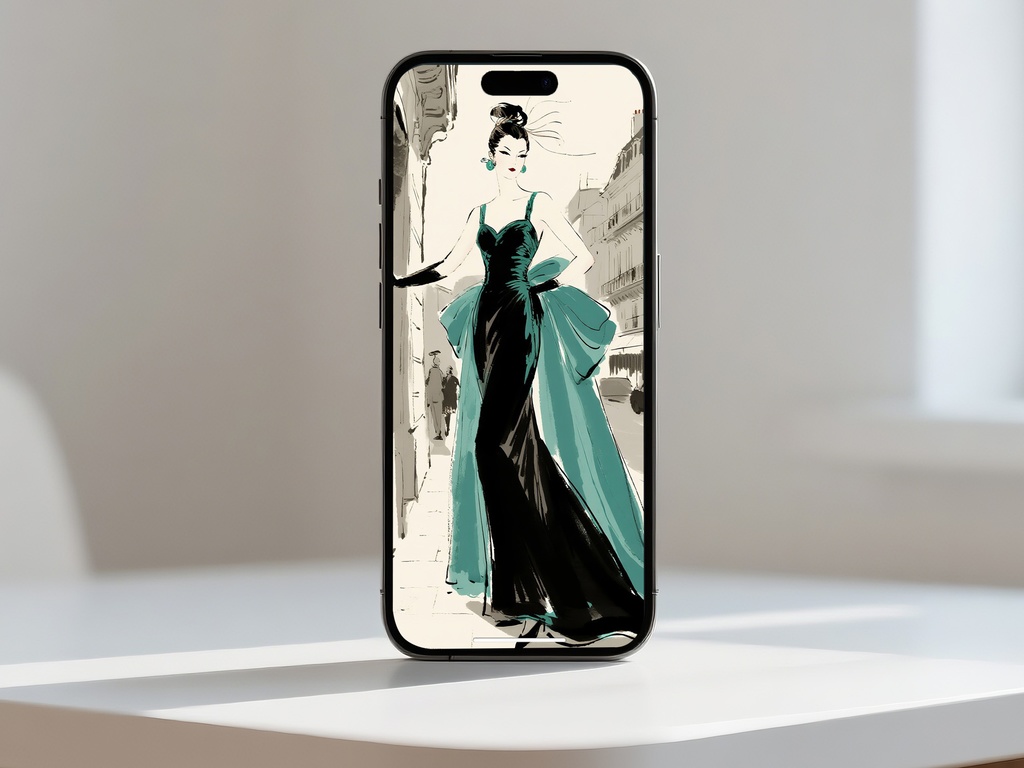 夜会に向かう女性