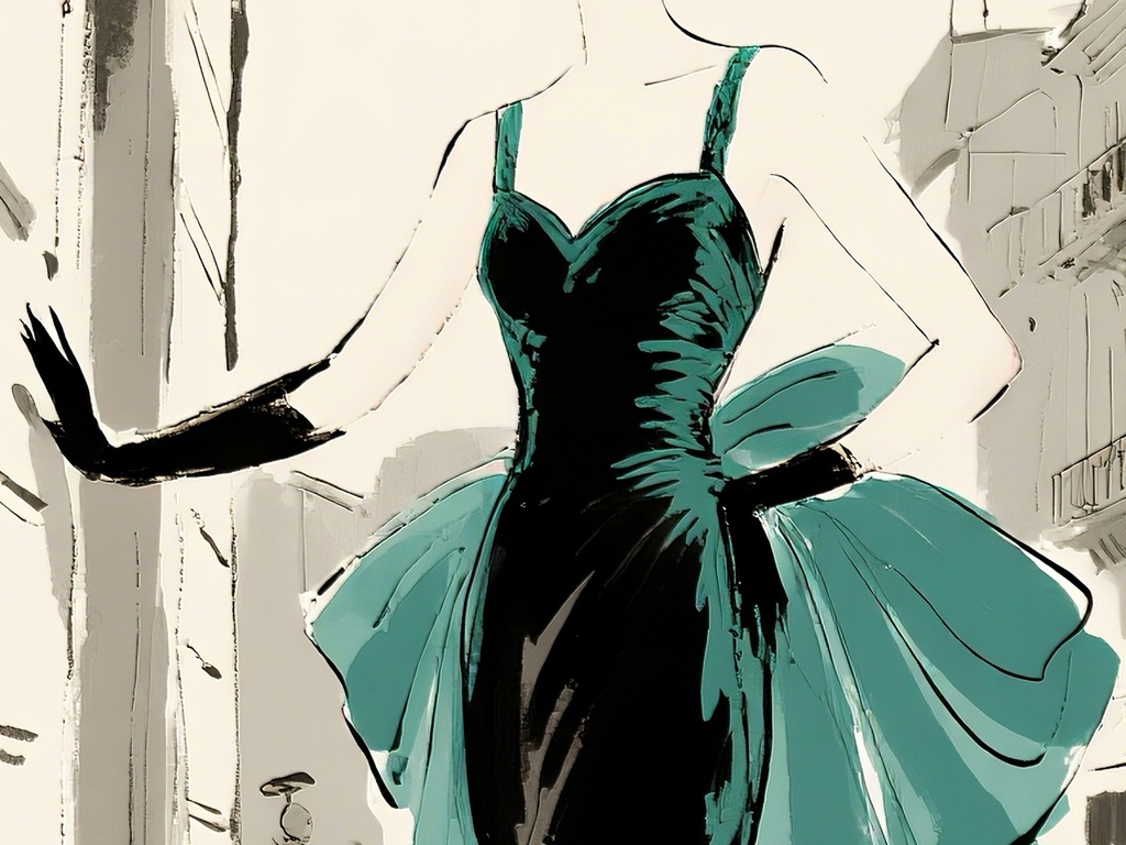 夜会に向かう女性