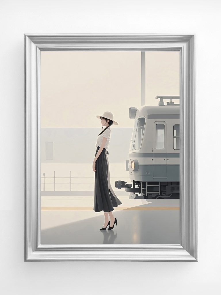 駅のプラットフォーム