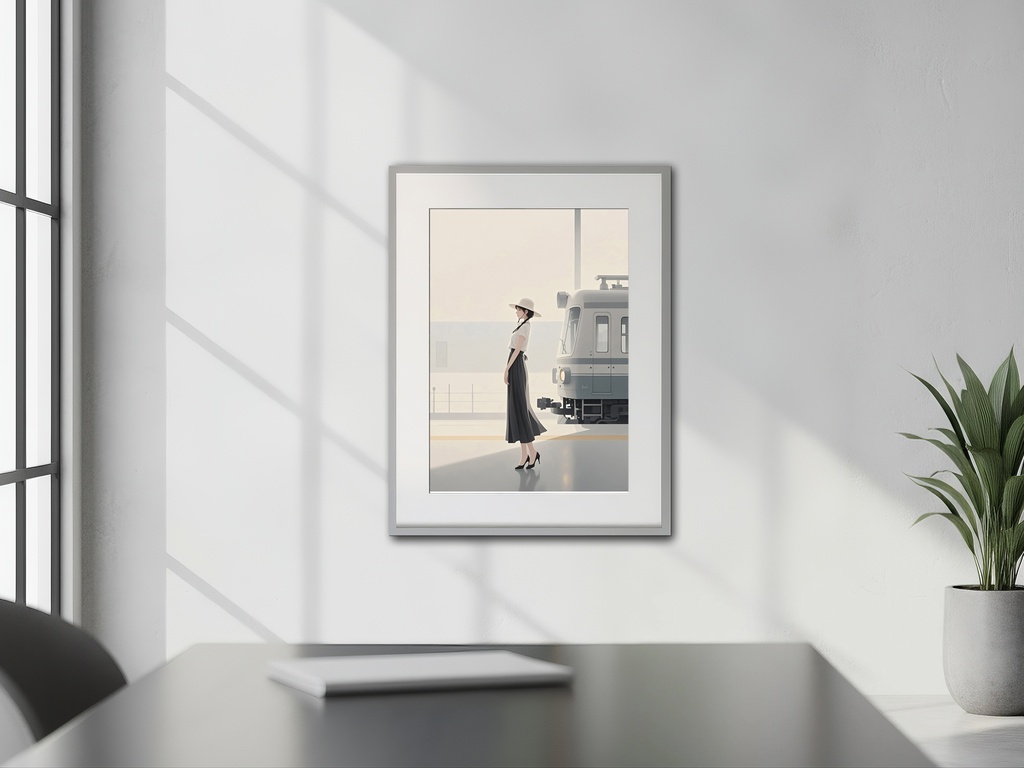 駅のプラットフォーム