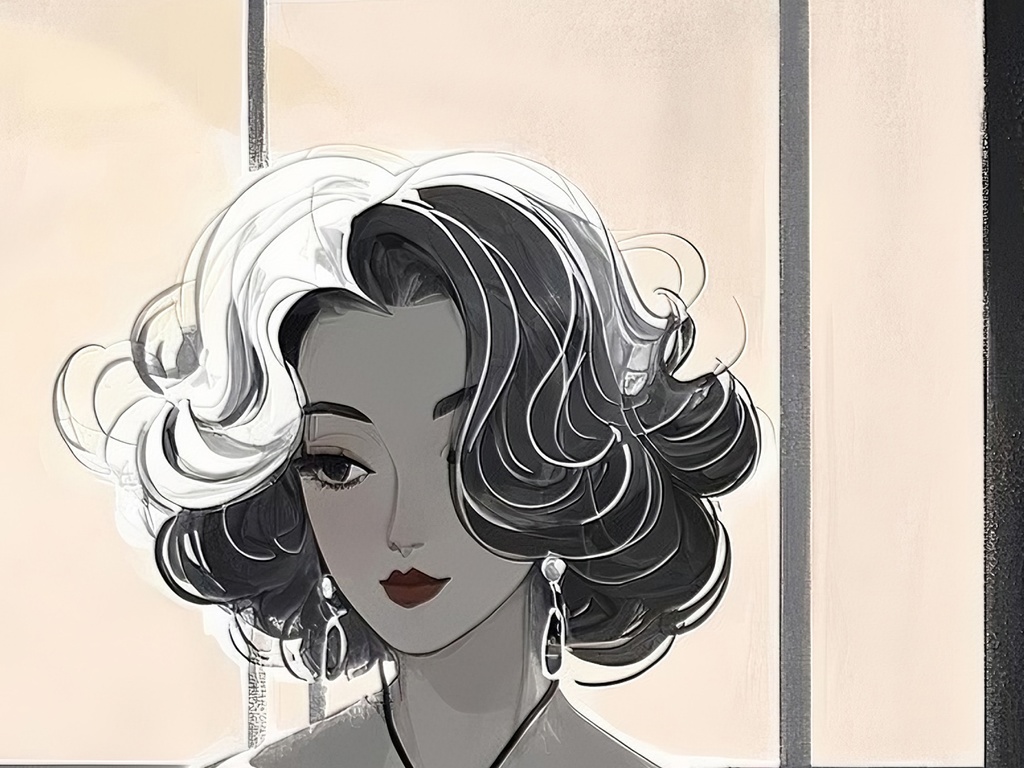 グラスを傾ける女性