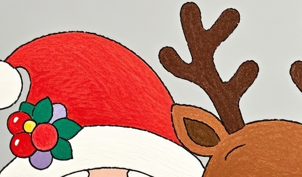 サンタとトナカイの仲良し日和