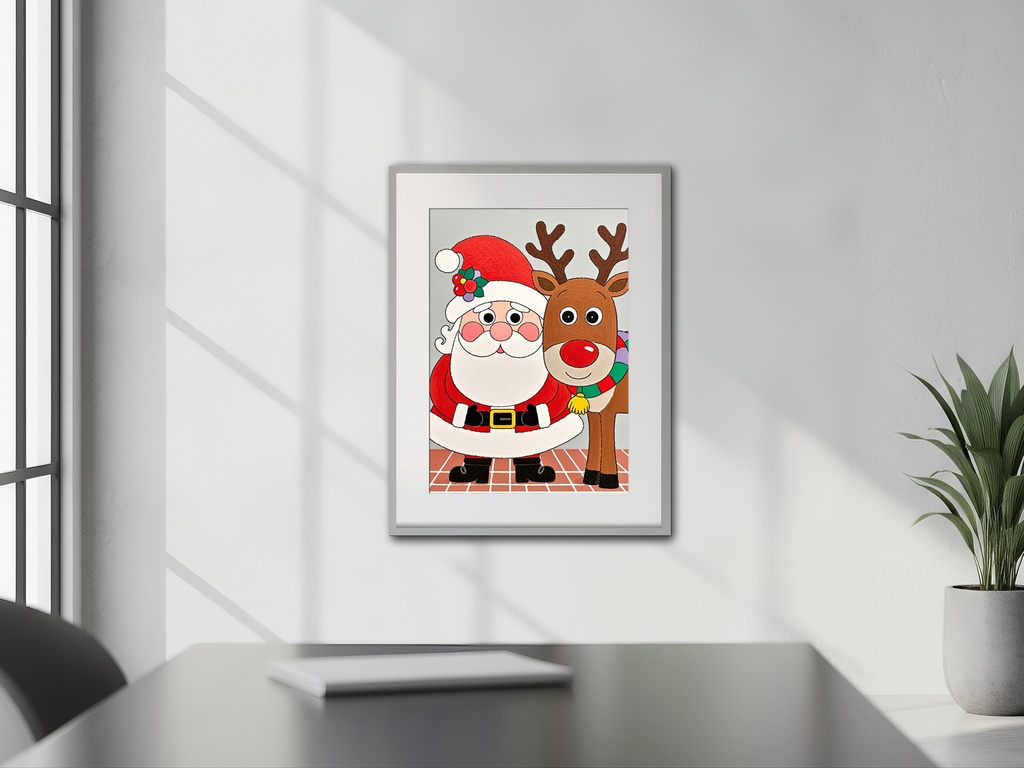 サンタとトナカイの仲良し日和