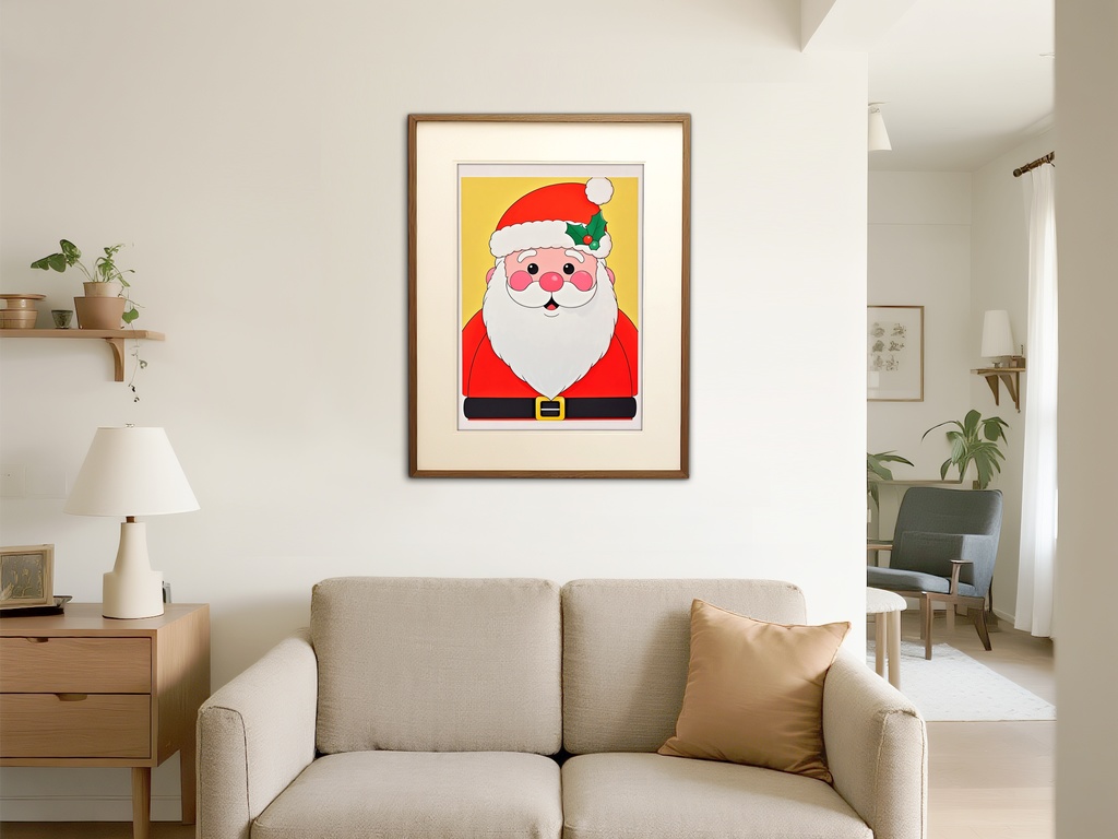 シンプルほっこりサンタ