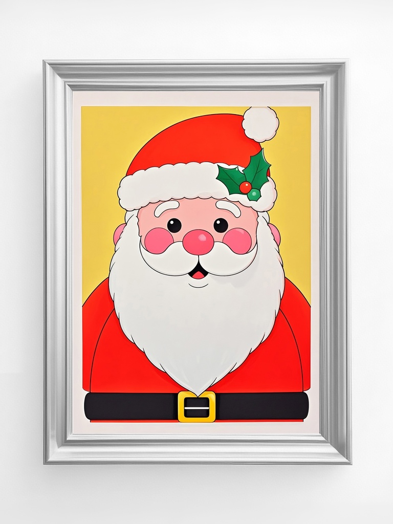 シンプルほっこりサンタ