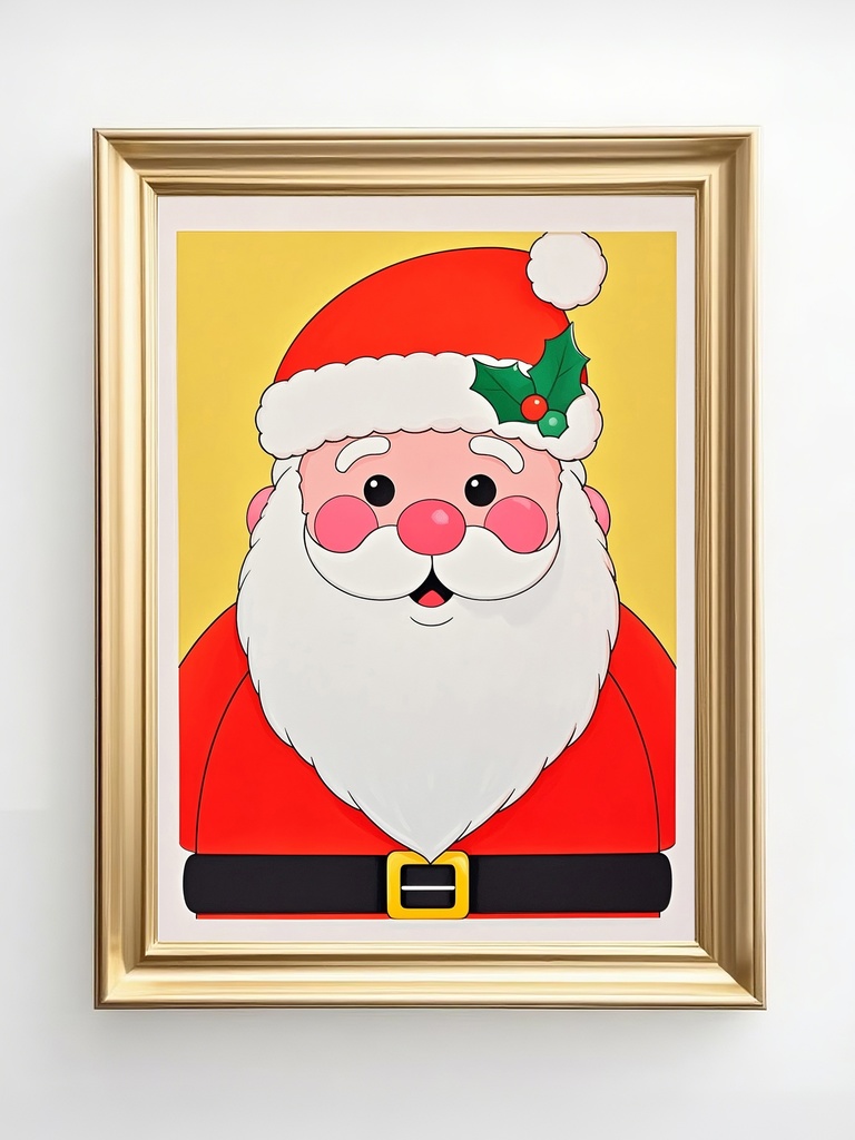 シンプルほっこりサンタ