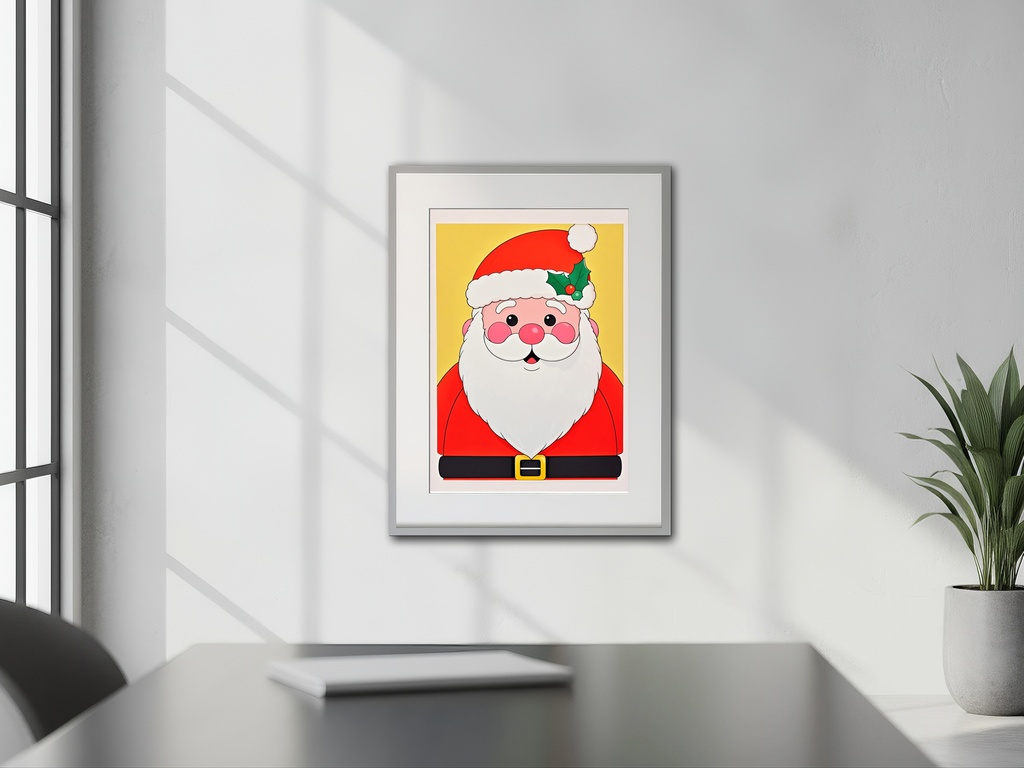 シンプルほっこりサンタ