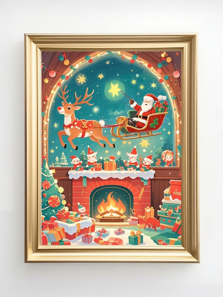 星夜を駆けるサンタの旅