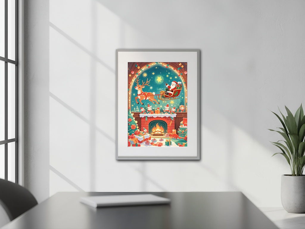 星夜を駆けるサンタの旅