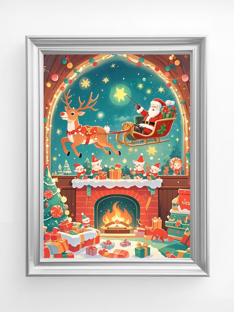 星夜を駆けるサンタの旅