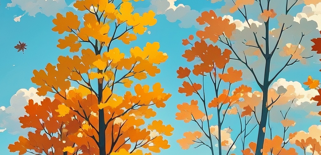 秋風そよぐ林道