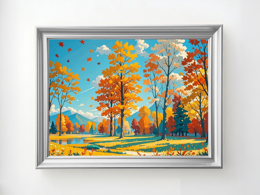 秋風そよぐ林道