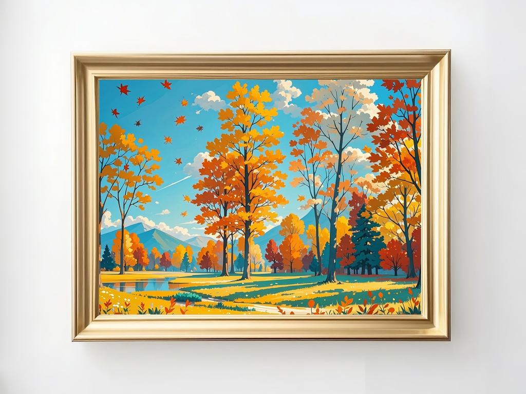 秋風そよぐ林道