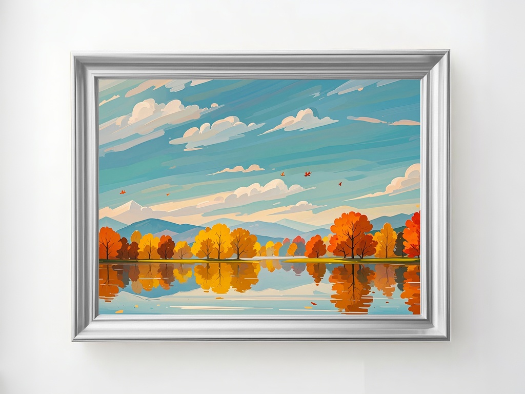 静寂に映る秋景色