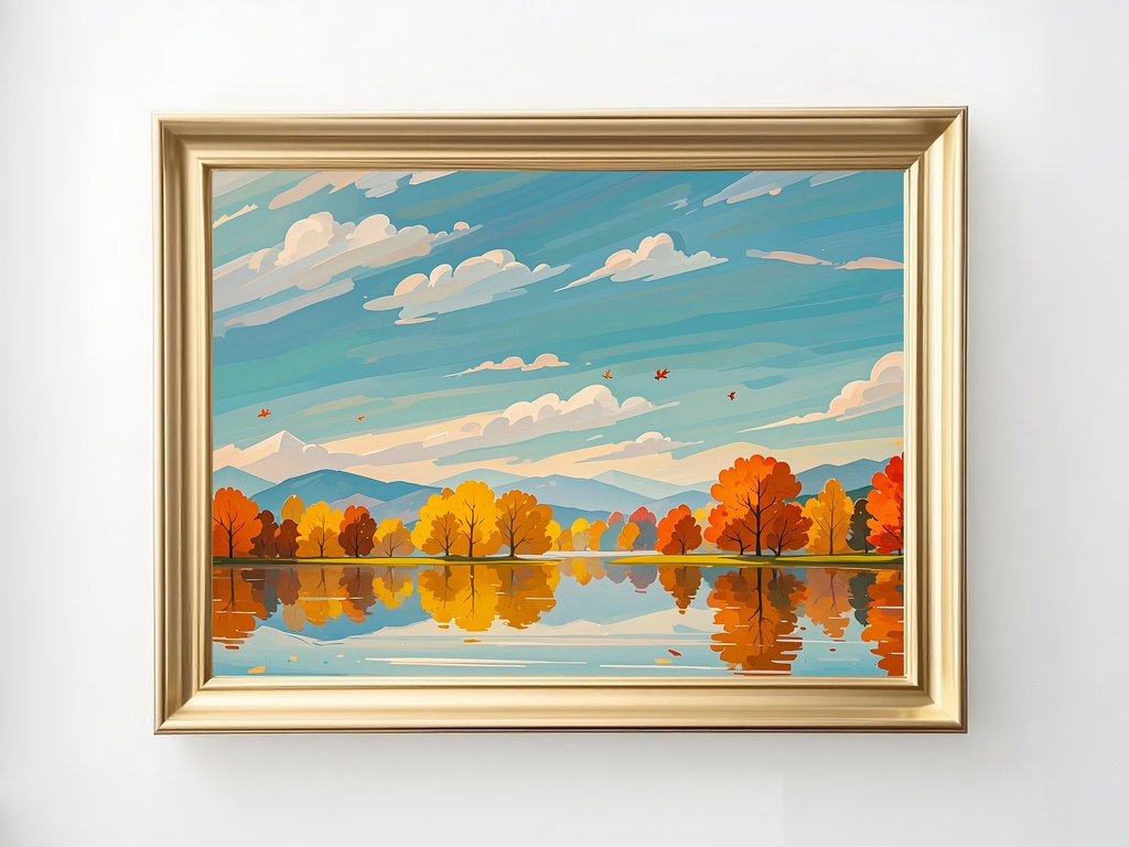 静寂に映る秋景色