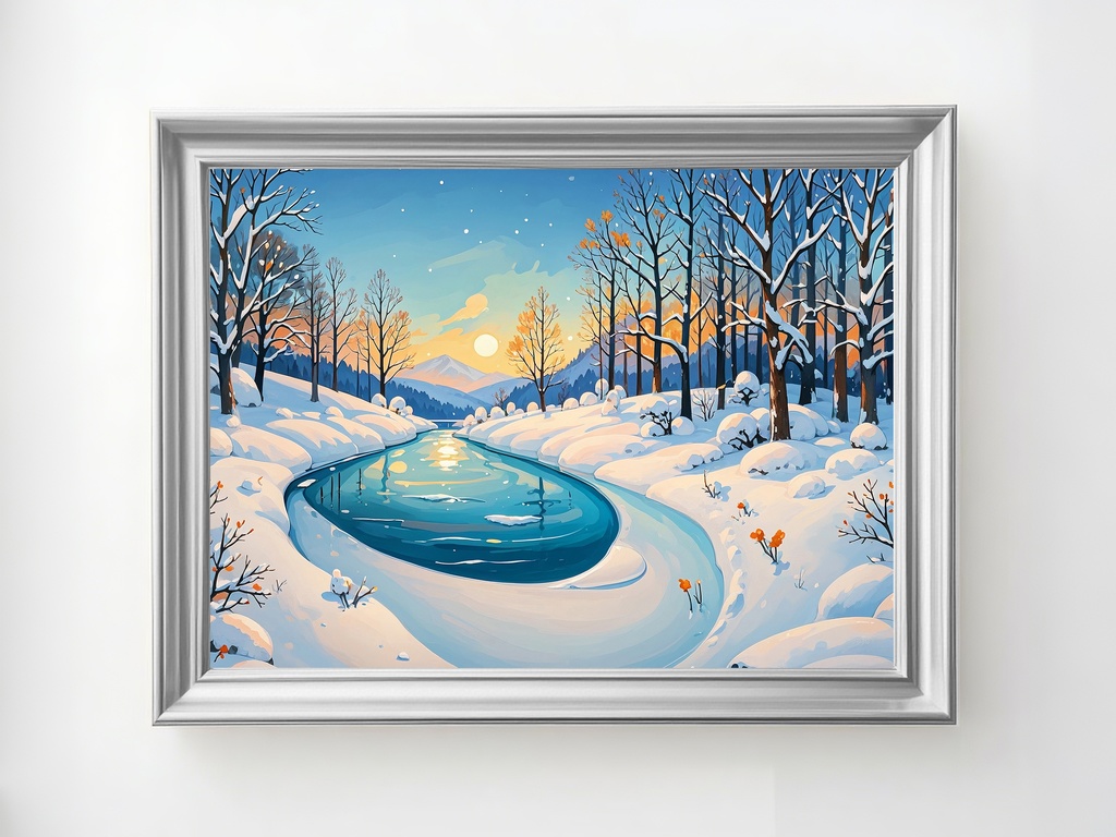 氷の川に陽は昇る