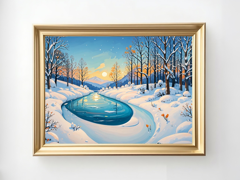 氷の川に陽は昇る