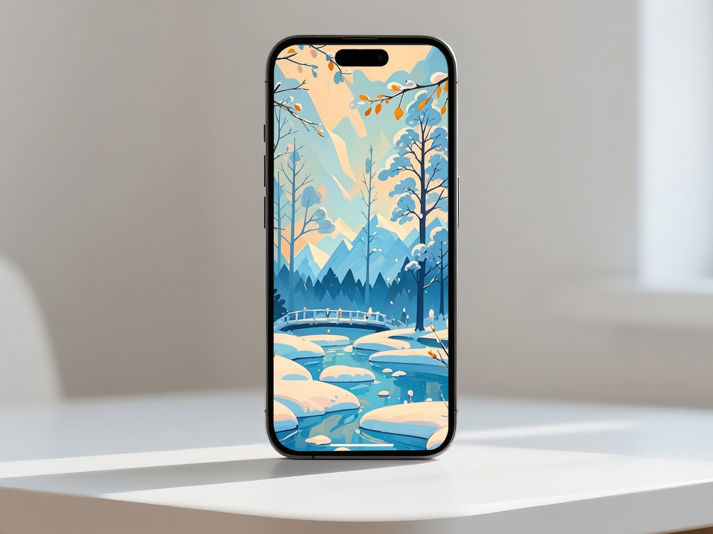 森に差す冬の光