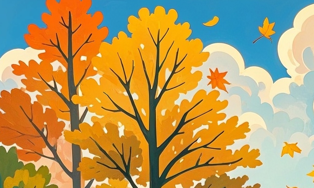 黄昏ゆらめく秋湖