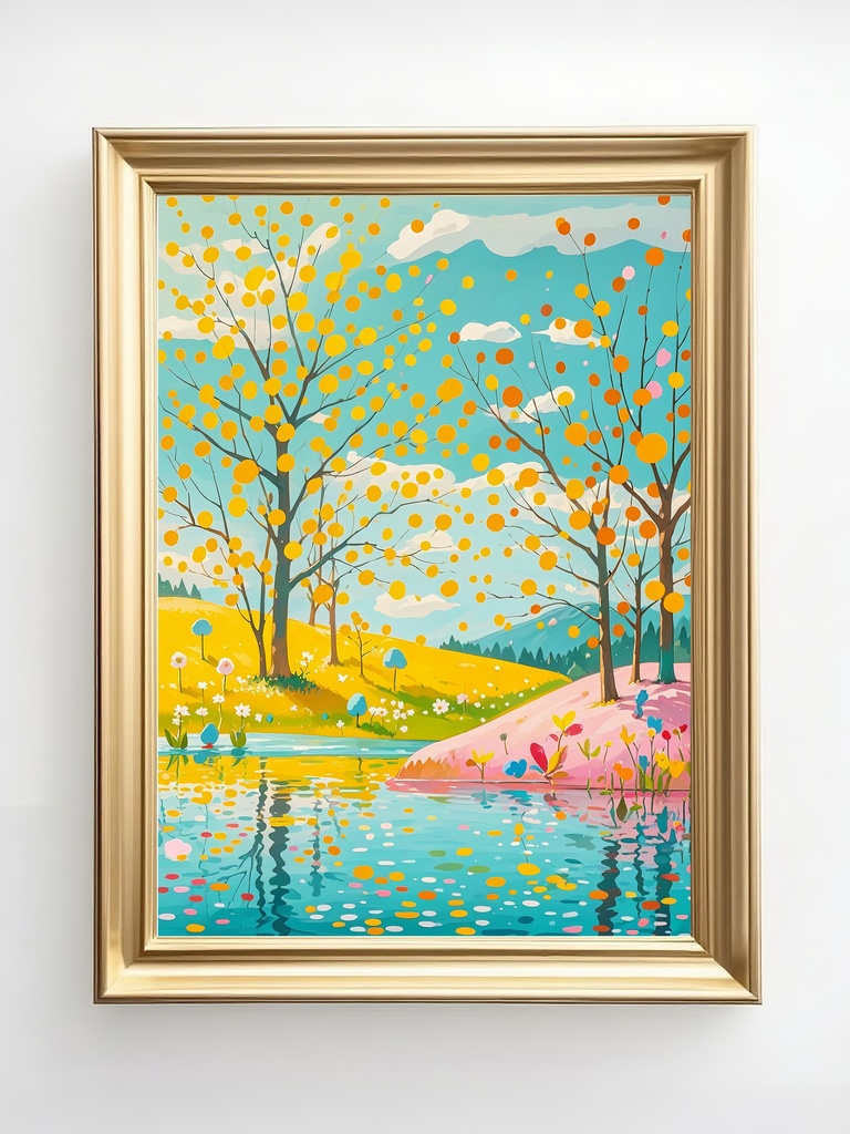 春光の湖畔と花咲く丘