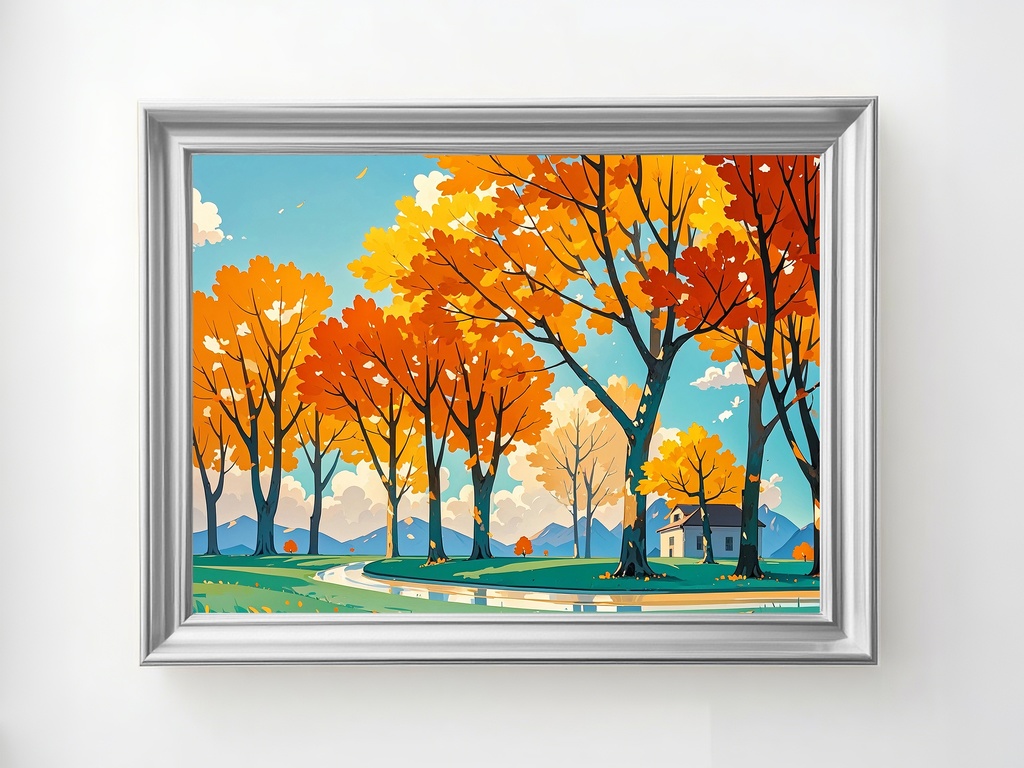 黄金色の秋並木