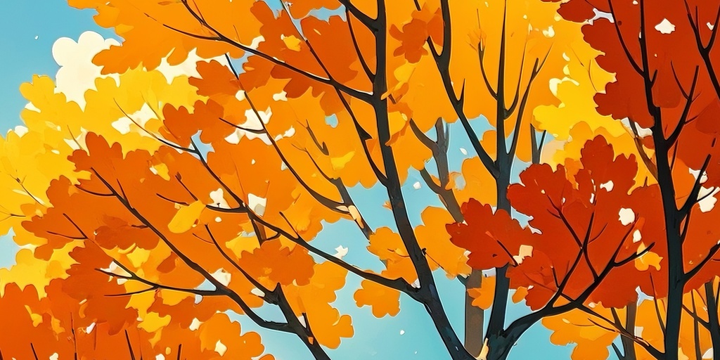 黄金色の秋並木