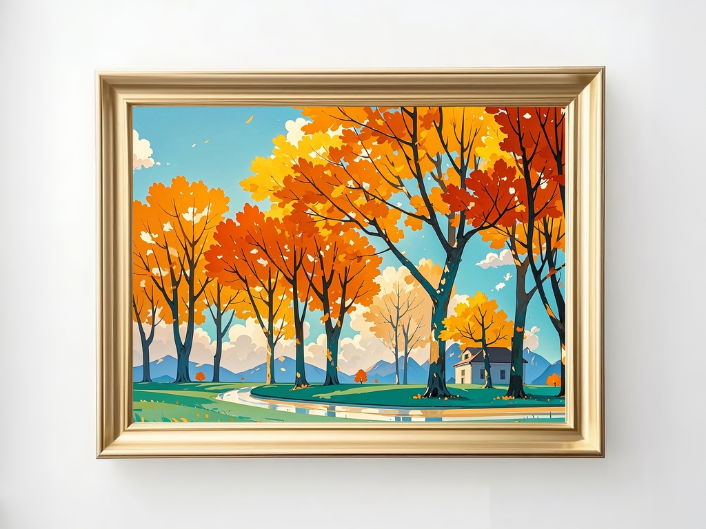 黄金色の秋並木