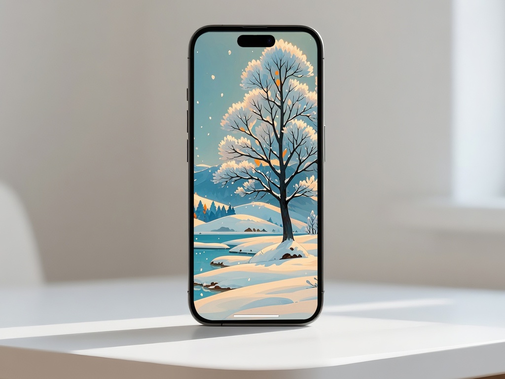 雪降る林の静けさ