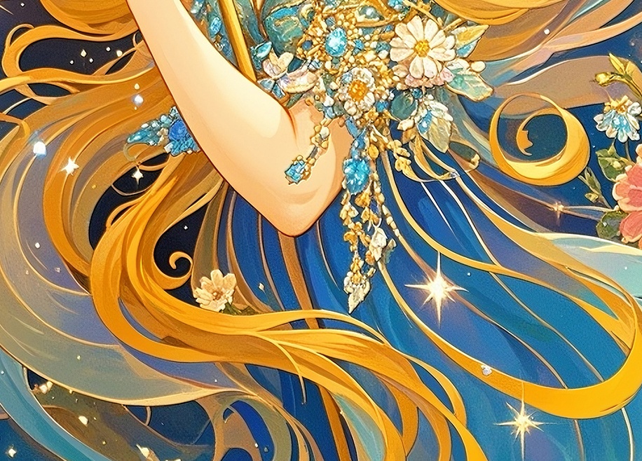 光煌めく黄金の女神 /魅力開花と強運