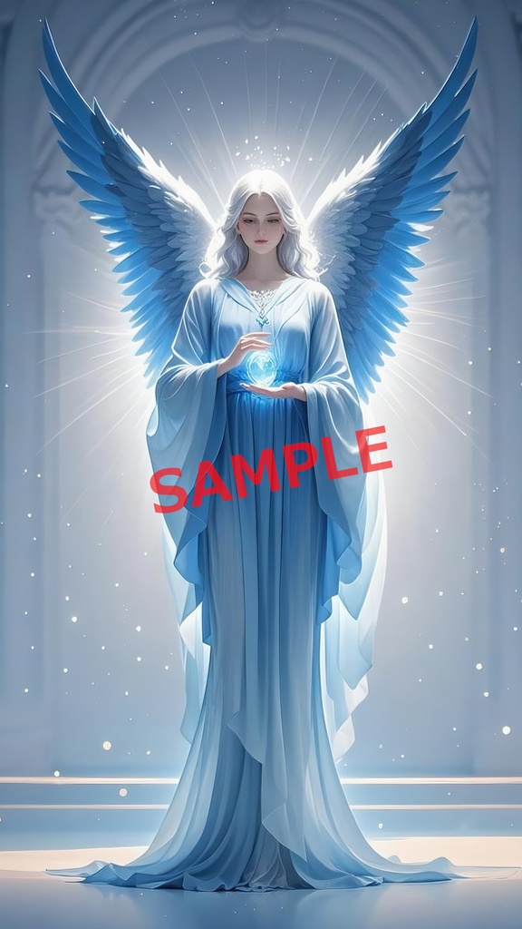 柔らかな光に包まれた守護天使