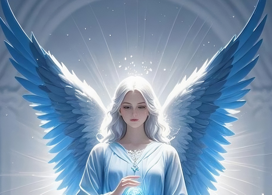 柔らかな光に包まれた守護天使