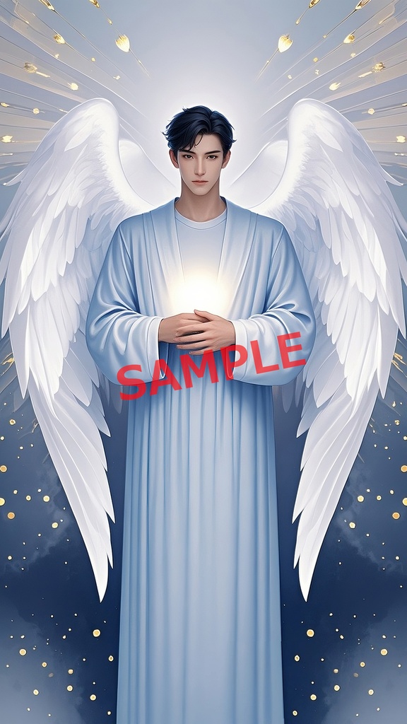 心を照らす男性天使