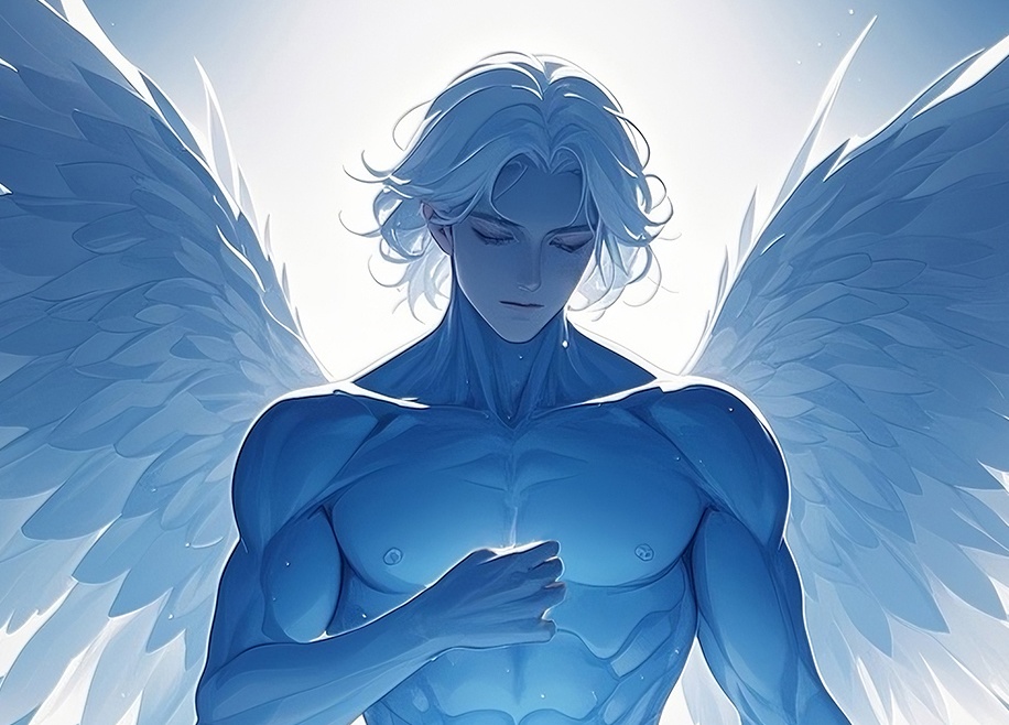 霊的覚醒を促す青いエンジェル