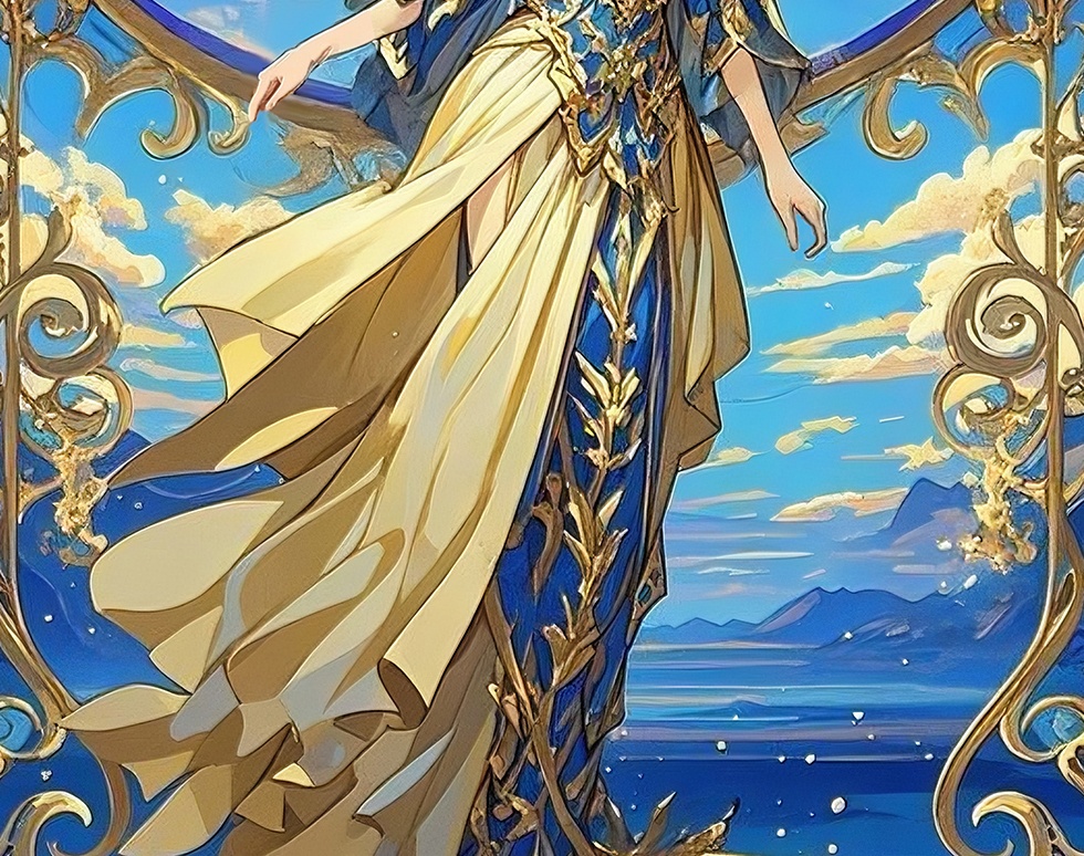 天空を守護する黄金の天使